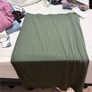 American Eagle Outfitters Olive Pencil Skirt